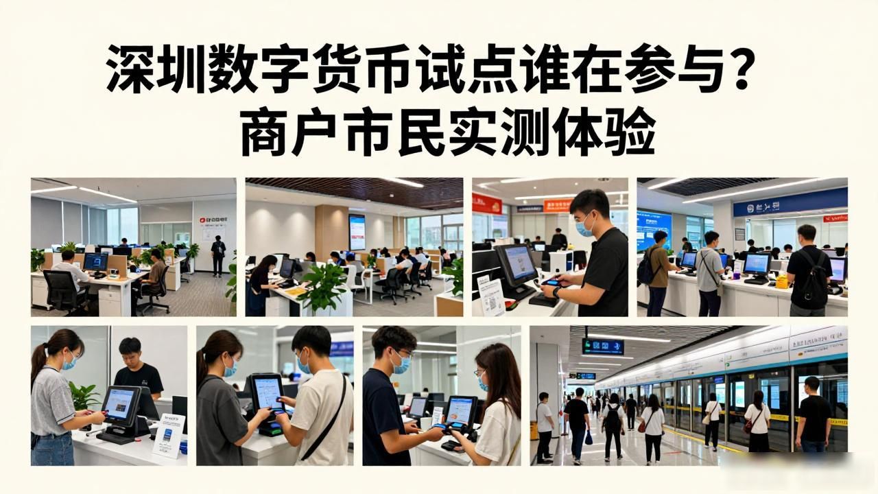 深圳数字货币试点谁在参与？商户市民实测体验