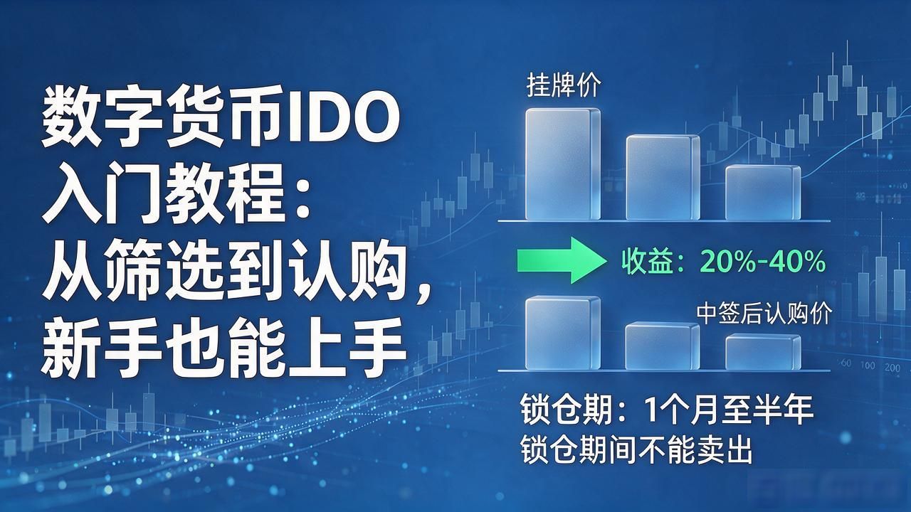 数字货币IDO入门教程：从筛选到认购，新手也能上手