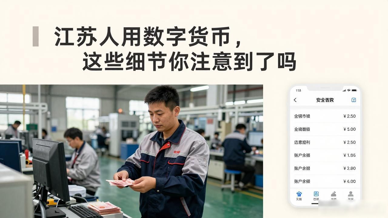 江苏人用数字货币，这些细节你注意到了吗