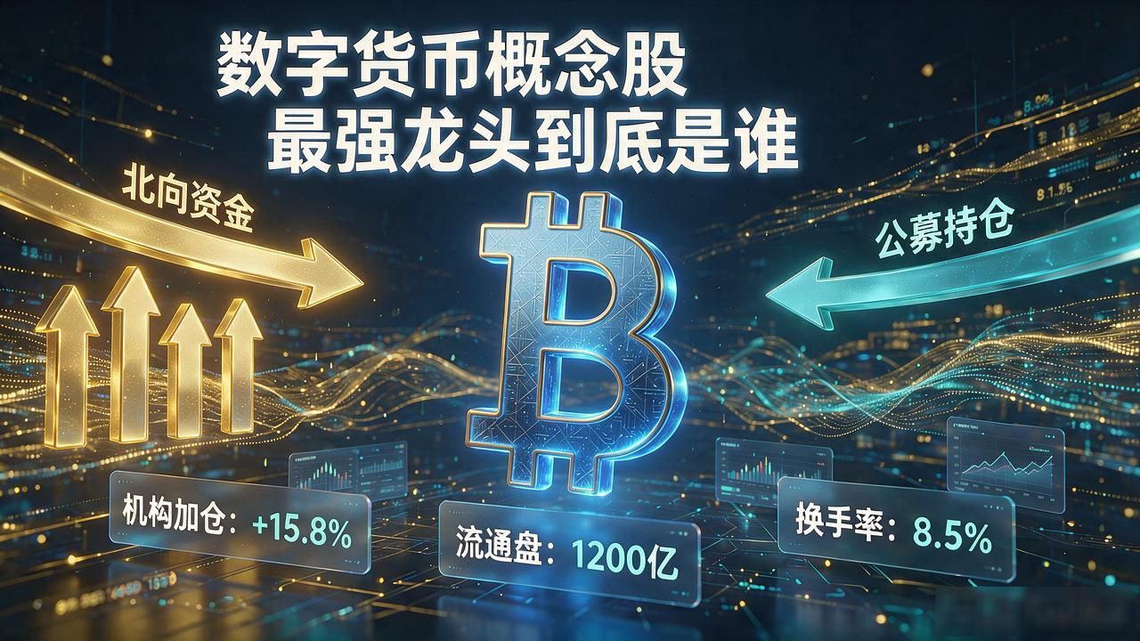 数字货币概念股最强龙头到底是谁，看这几个维度就够了
