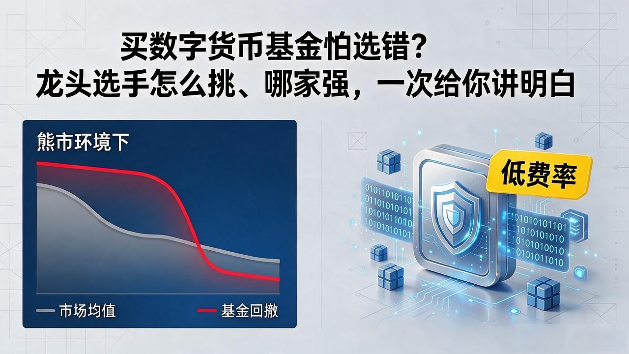 买数字货币基金怕选错？龙头选手怎么挑、哪家强，一次给你讲明白