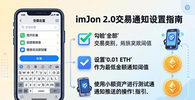imToken 2.0交易通知设置指南，两步搞定资金提醒