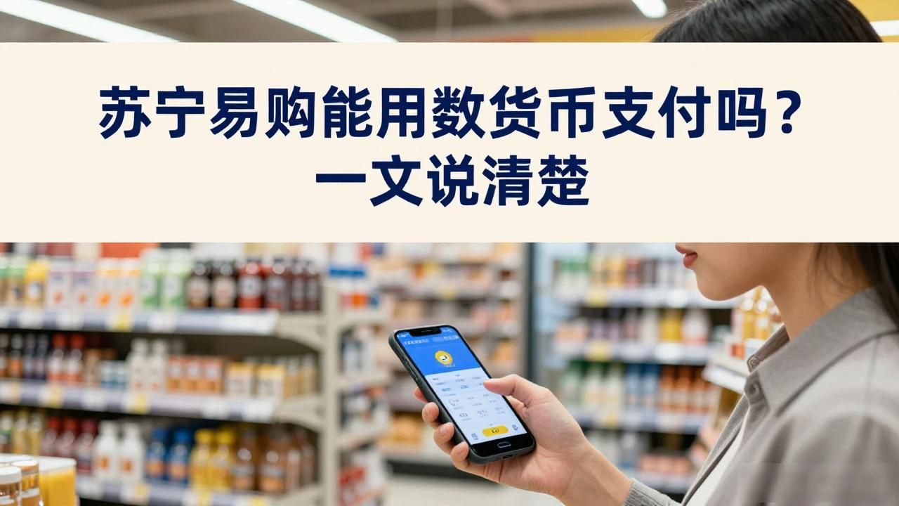 苏宁易购能用数字货币支付吗？一文说清楚