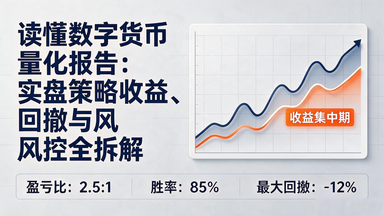 读懂数字货币量化报告：实盘策略收益、回撤与风控全拆解