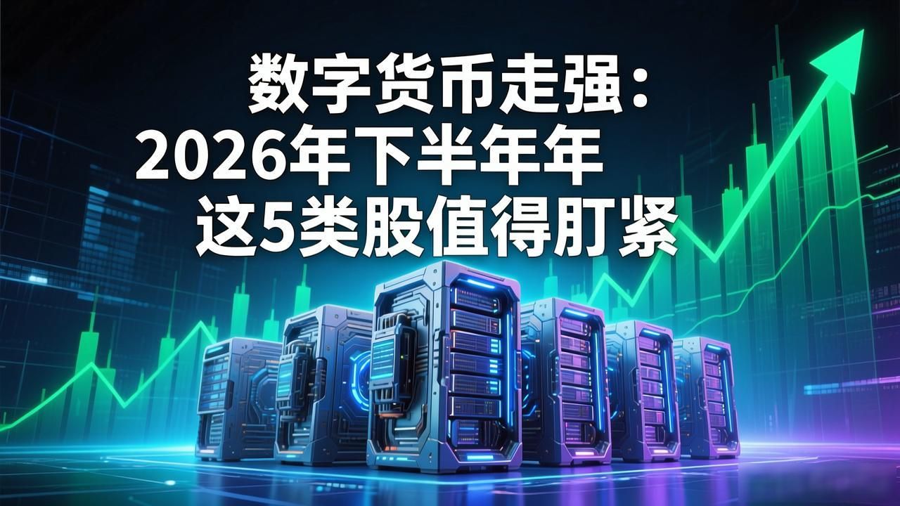 数字货币走强：2026年下半年这5类股值得盯紧