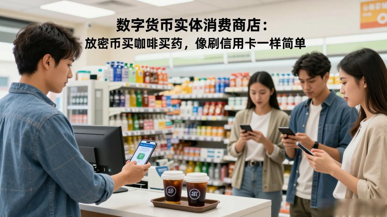 数字货币实体消费商店：加密币买咖啡买药，像刷信用卡一样简单