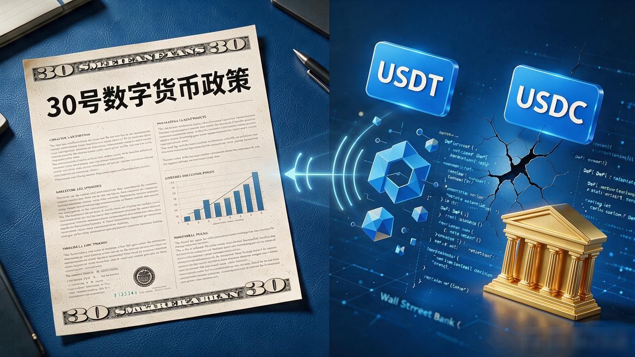 美国30号数字货币政策全解读，稳定币和银行将发生什么变化