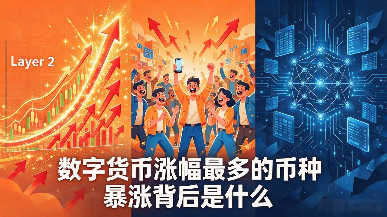数字货币涨幅最多的币种 暴涨背后是什么