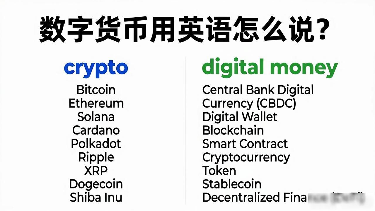 数字货币用英语怎么说？一文讲清crypto和coin的区别