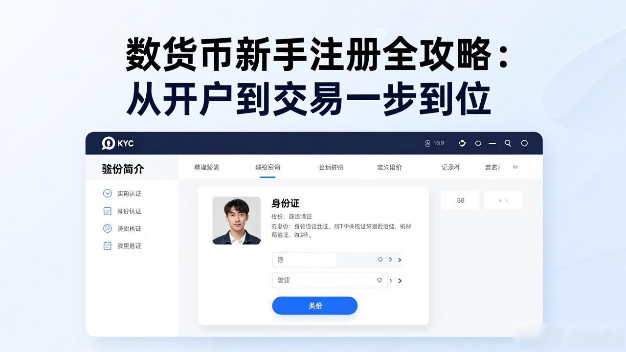 数字货币新手注册全攻略：从开户到交易一步到位