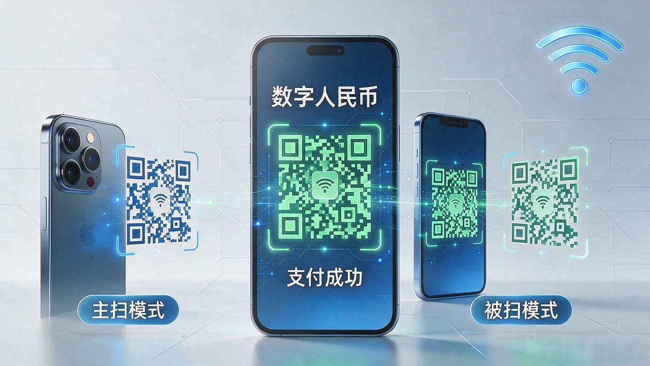 数字货币能扫码支付吗？亲测：手机亮码即付，比银行卡还快