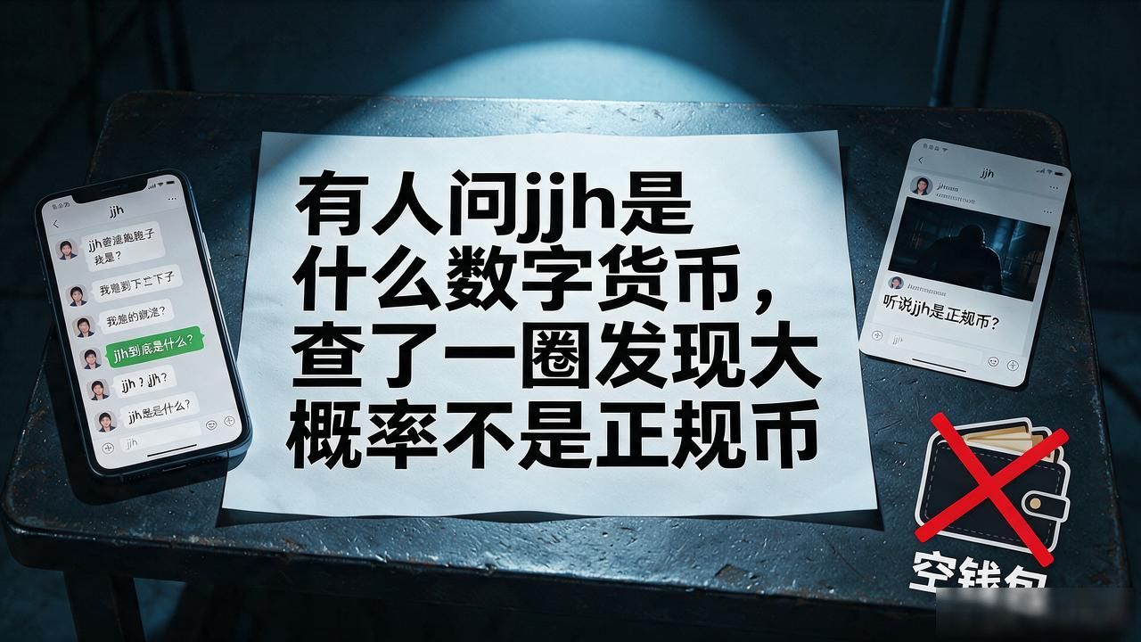 有人问jjh是什么数字货币，查了一圈发现大概率不是正规币