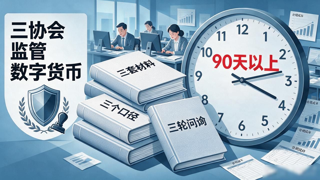 三协会监管数字货币落地，这4条红线和3个变化要盯紧