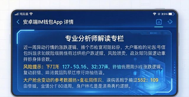 安卓端IM钱包App攻略 手把手教你获取专业市场分析方法