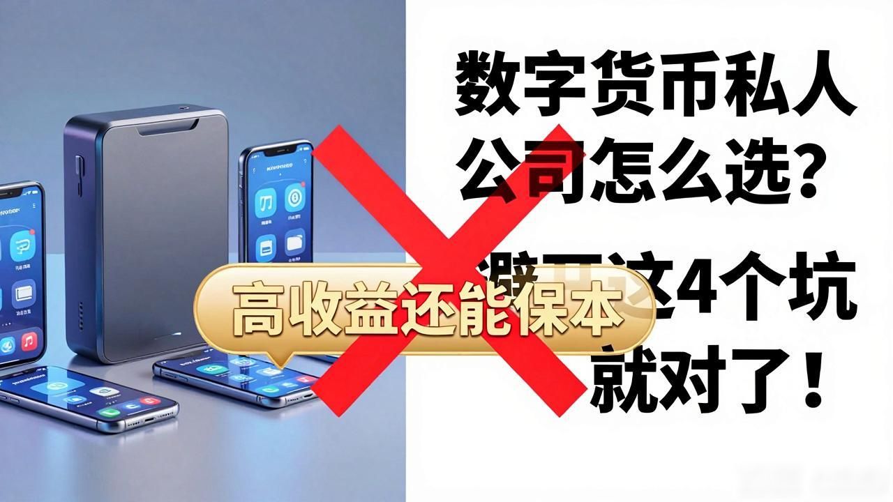 数字货币私人公司怎么选？避开这4个坑就对了