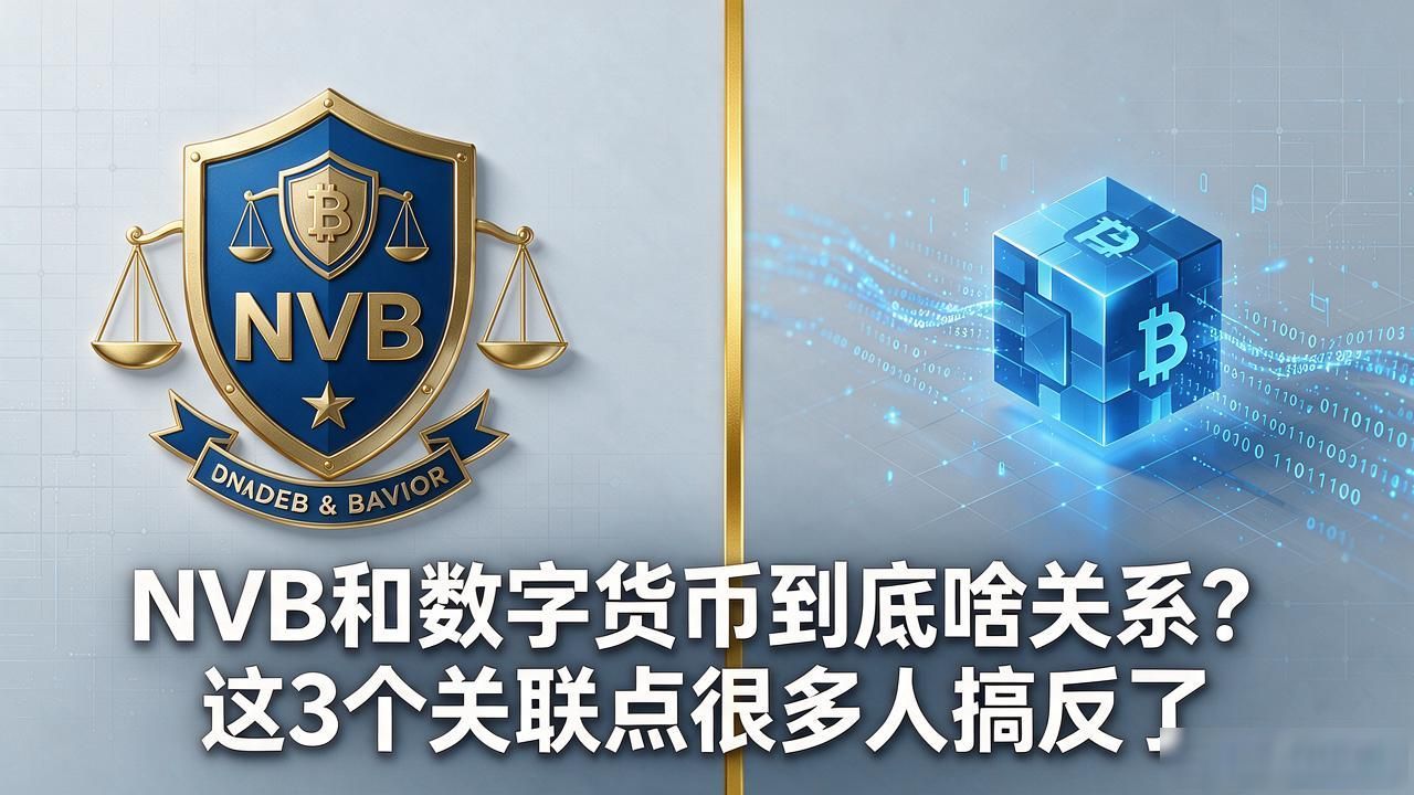 NVB和数字货币到底啥关系？这3个关联点很多人搞反了