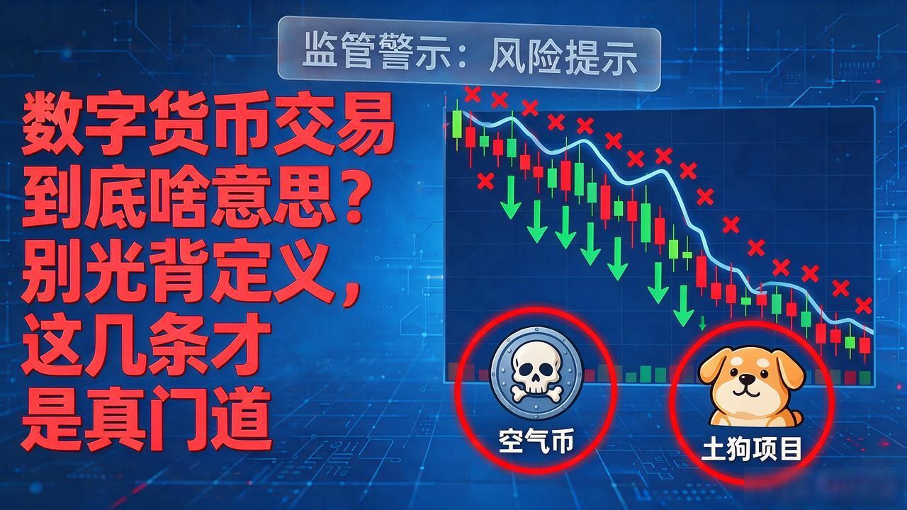 数字货币交易到底啥意思？别光背定义，这几条才是真门道