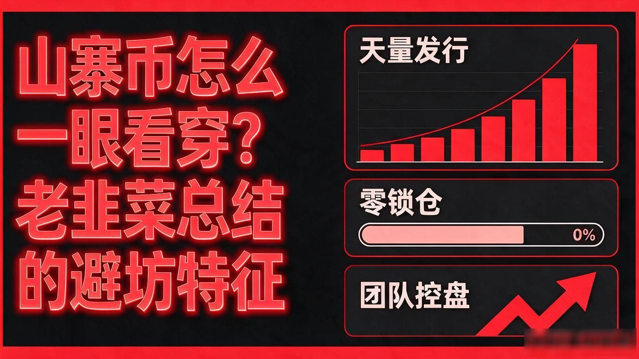 山寨币怎么一眼看穿？老韭菜总结的避坑特征