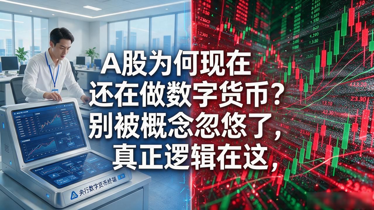 A股为何现在还在做数字货币？别被概念忽悠了，真正逻辑在这