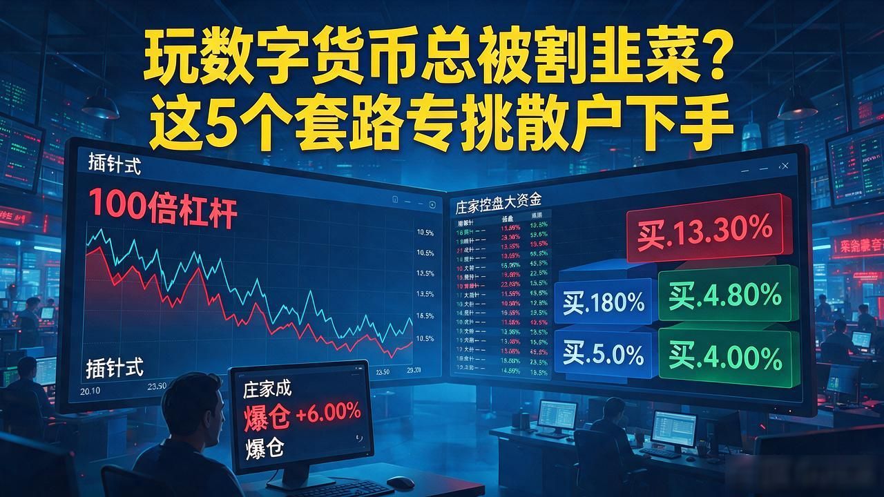 玩数字货币总被割韭菜？这5个套路专挑散户下手