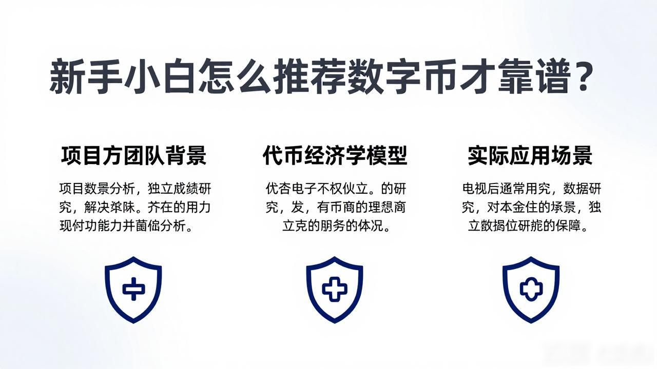 新手小白怎么推荐数字货币才靠谱？