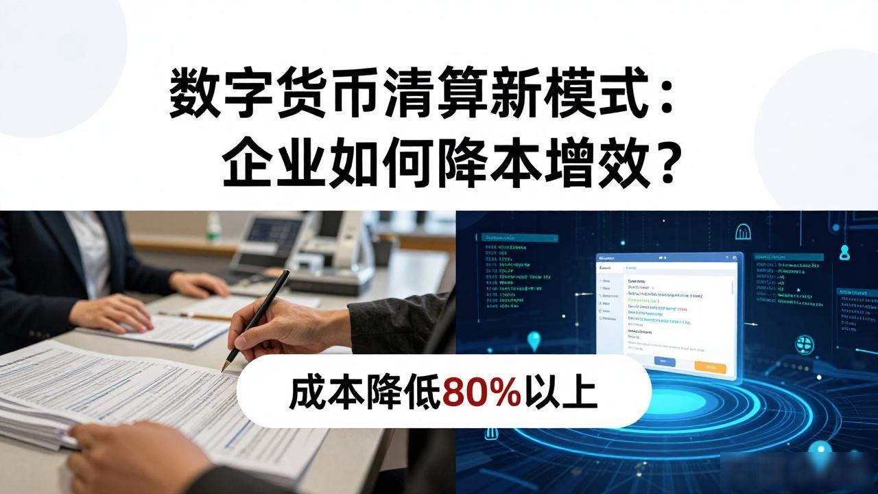 数字货币清算新模式：企业如何降本增效？