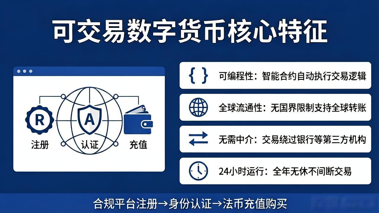 什么是可交易数字货币？一文看懂买卖流程