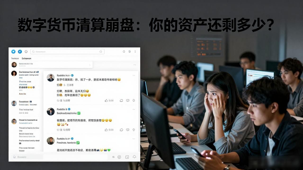 数字货币清算崩盘：你的资产还剩多少？