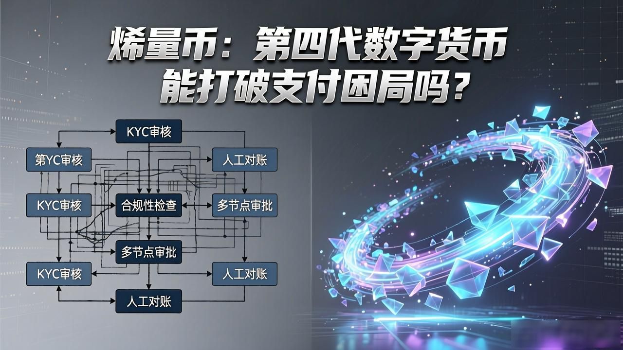 烯量币：第四代数字货币能打破支付困局吗？