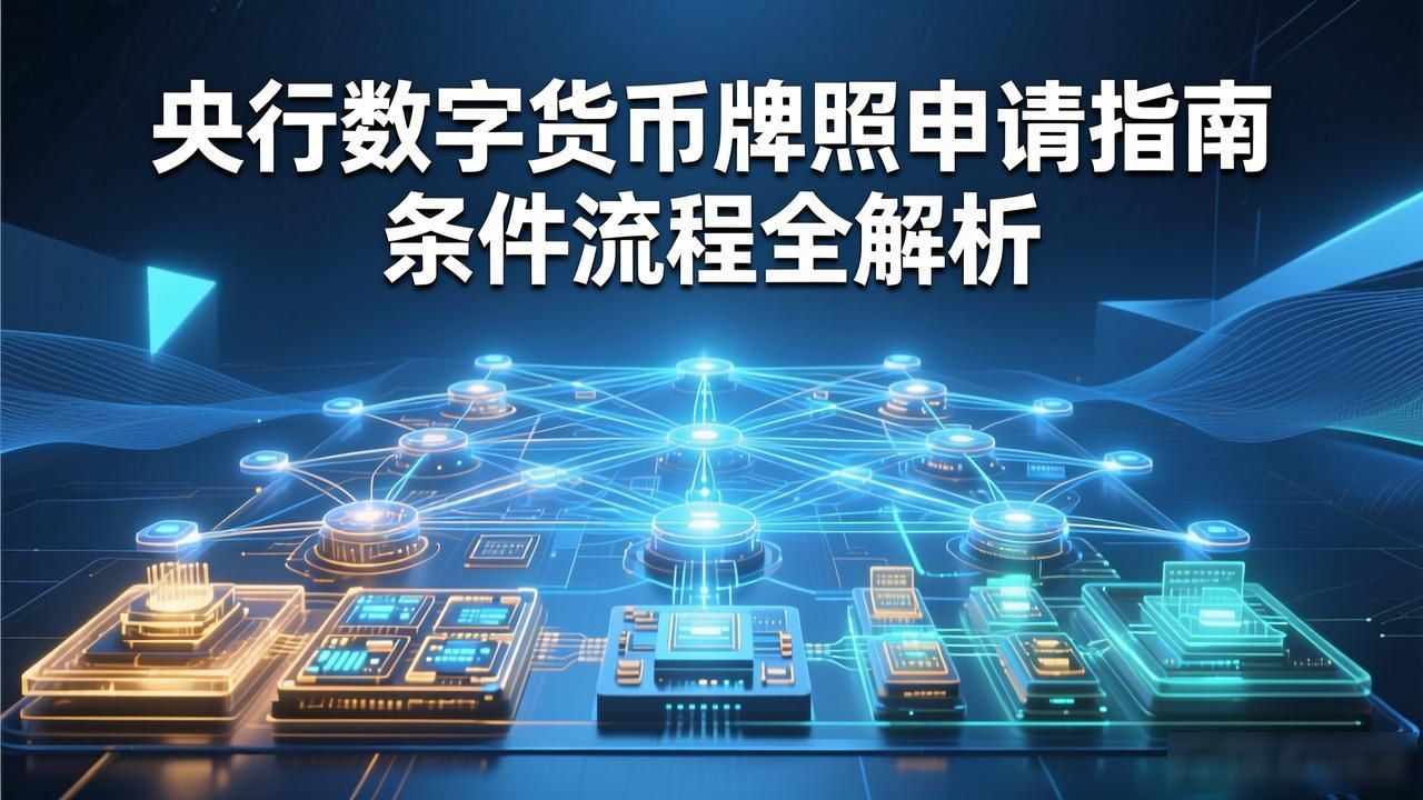 央行数字货币牌照申请指南 条件流程全解析