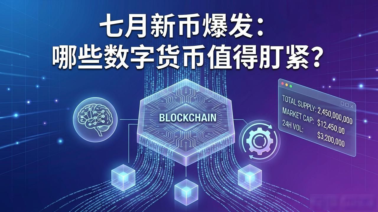 七月新币爆发：哪些数字货币值得盯紧？