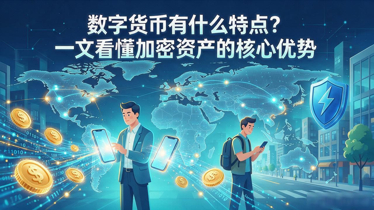 数字货币有什么特点？一文看懂加密资产的核心优势