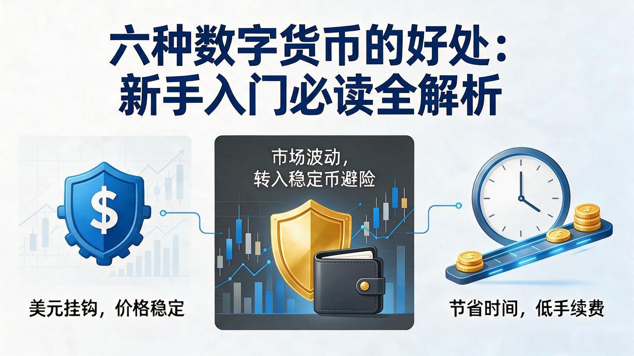 六种数字货币的好处：新手入门必读全解析
