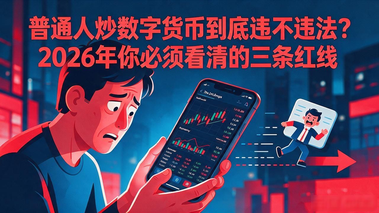 普通人炒数字货币到底违不违法？2026年你必须看清的三条红线