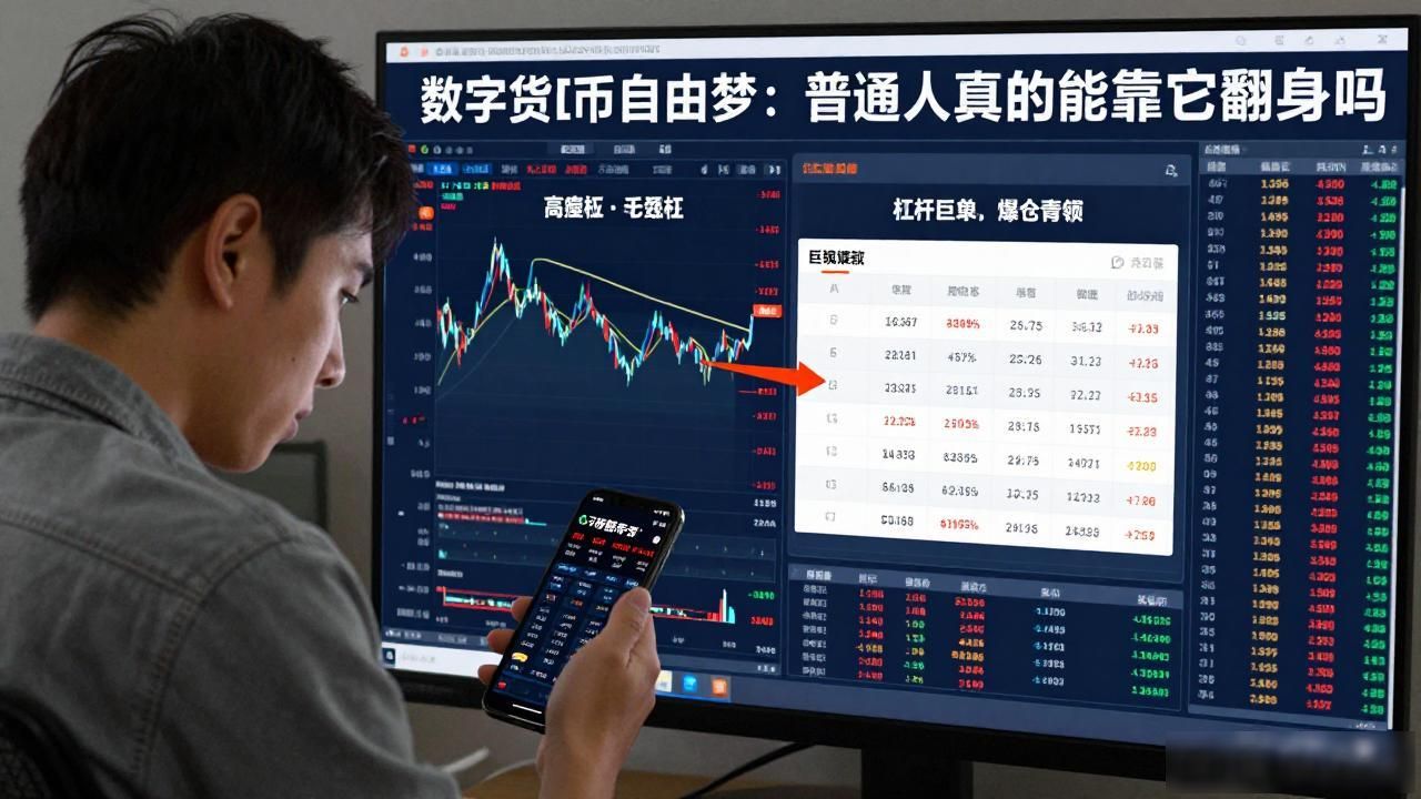 数字货币自由梦：普通人真的能靠它翻身吗